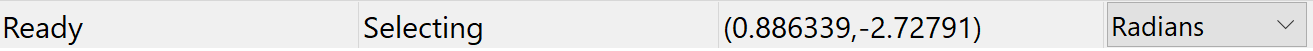 Status bar